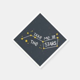 Servilleta De Papel Space Astronaut Birthday Napkins