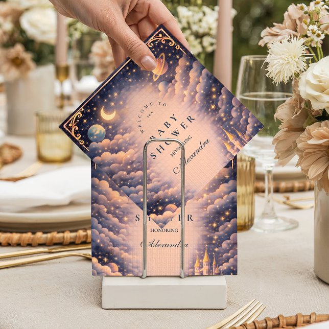 Servilleta De Papel Space Castle Baby Shower (Subido por el creador)