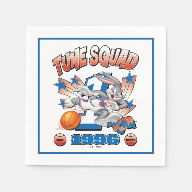 Servilleta De Papel SPACE JAM™ BUGS BUNNY™ #1 Basketball Graphic (Anverso)