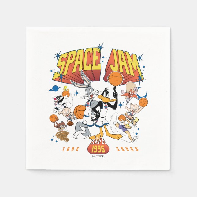 Servilleta De Papel SPACE JAM™ TUNE SQUAD™ 1996 Graphic (Anverso)