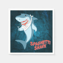 Servilleta De Papel Spaghetti Shark