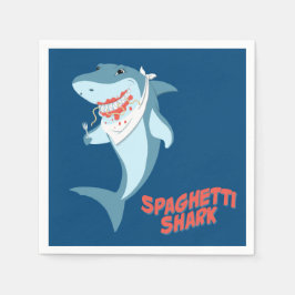 Servilleta De Papel Spaghetti Shark