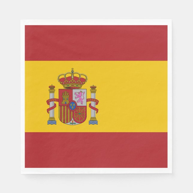 Servilleta De Papel Spain Flag (Anverso)