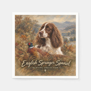 Servilleta De Papel Spaniel de Springer Inglés