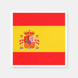 Servilleta De Papel Spanish Flag Paper Napkins