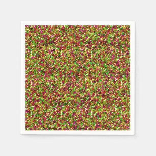 Servilleta De Papel Sparkles beducentes, NAPKINS DE PAPEL rosado-verde