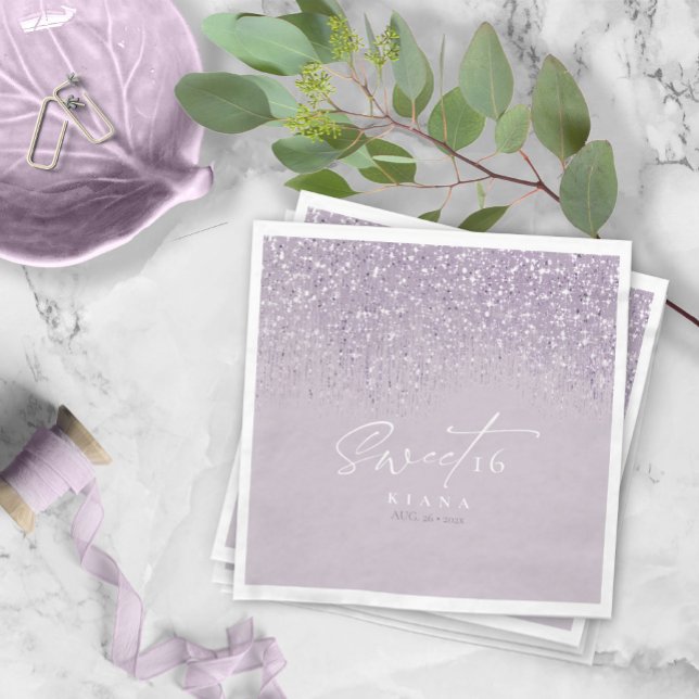 Servilleta De Papel Sparkles Sweet 16 Mauve ID912 (Subido por el creador)