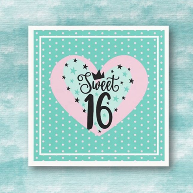 Servilleta De Papel Special Sweet 16 Birthday  (Subido por el creador)