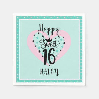 Servilleta De Papel Special Sweet 16 Birthday Party