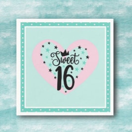 Servilleta De Papel Special Sweet 16 Birthday Party