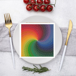 Servilleta De Papel Spectrum wheel made of bricks