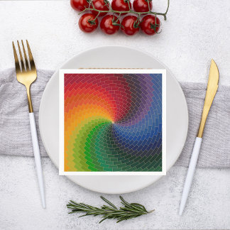 Servilleta De Papel Spectrum wheel made of bricks