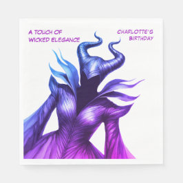 Servilleta De Papel Spellbound Forest – Dark Fairy Birthday Party 