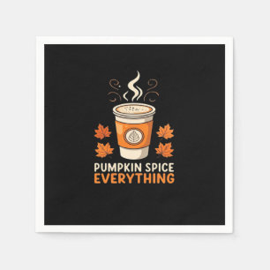 Servilleta De Papel Spice de calabaza Todo Cae Café Lover Gráfico