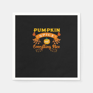 Servilleta De Papel Spice De Calabaza Y Todo Lo Bueno Cae Café Latt
