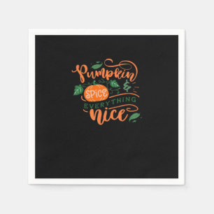 Servilleta De Papel Spice De Calabaza Y Todo Lo Bueno Otoño Cae Desi
