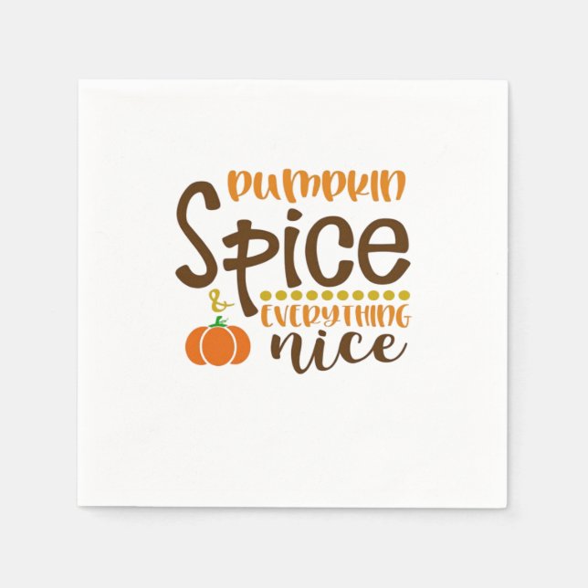 Servilleta De Papel Spice & Everything Nice Treng Slogan & Quo (Anverso)