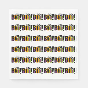 Servilleta De Papel Spider BOO Halloween