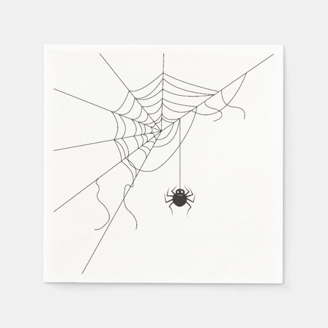 Servilleta De Papel spider web (Anverso)