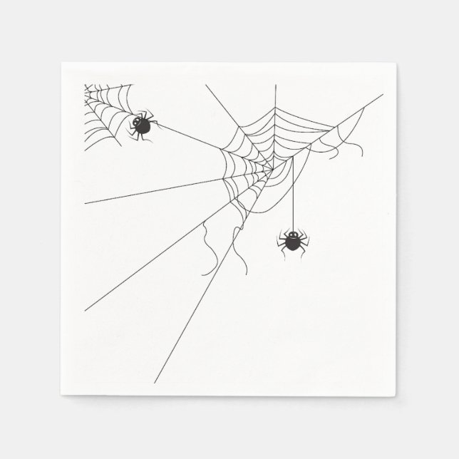 Servilleta De Papel spider web net (Anverso)