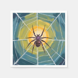 Servilleta De Papel Spider Web Spooky Halloween Party
