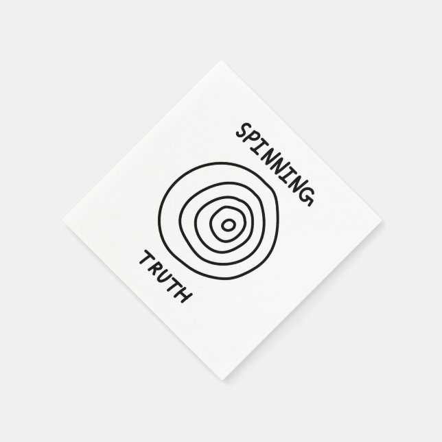 Servilleta De Papel Spinning Truth (Borde)