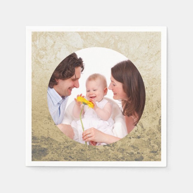 Servilleta De Papel Splatter Frame IV + tus fotos e ideas (Anverso)
