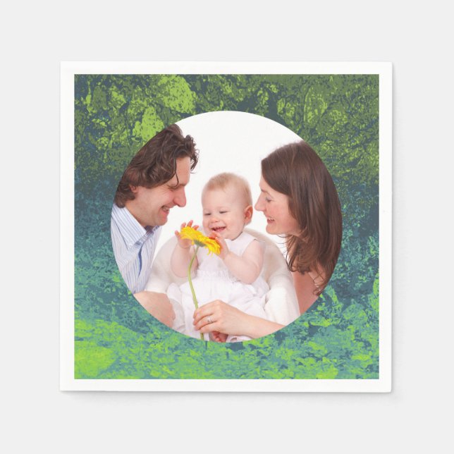 Servilleta De Papel Splatter Frame V + tus fotos e ideas (Anverso)