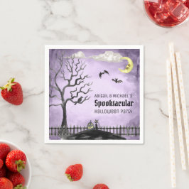 Servilleta De Papel Spooktacular Spookular Spooken Halloween Party Wat