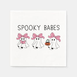 Servilleta De Papel Spooky babes cute ghost