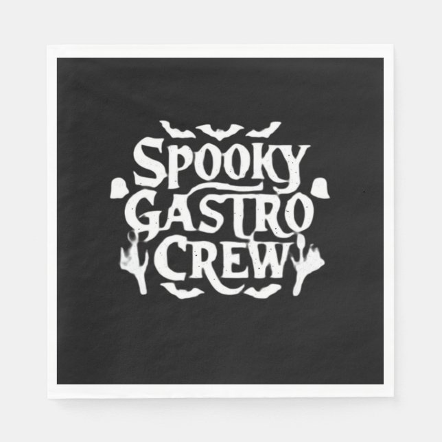 Servilleta De Papel Spooky Gastro Crew Gastro Nurse Halloween Classic (Anverso)