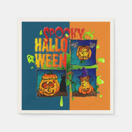 Servilleta De Papel Spooky Halloween