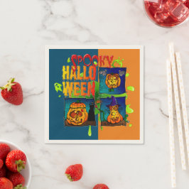 Servilleta De Papel Spooky Halloween