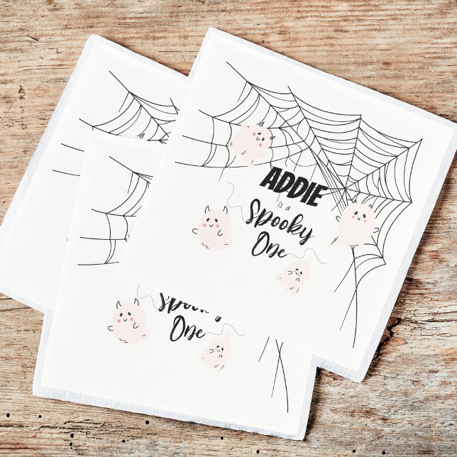 Servilleta De Papel Spooky One | Napkins para el Día B de Halloween |  (Subido por el creador)