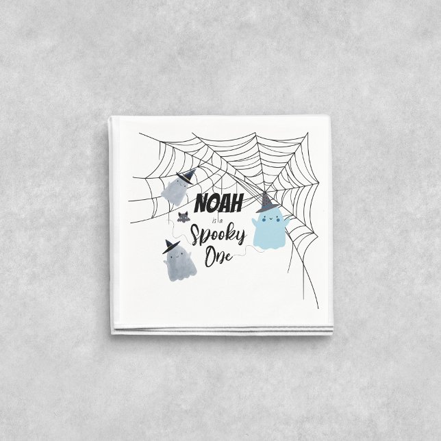 Servilleta De Papel Spooky One | Napkins para el Día B de Halloween |  (Subido por el creador)