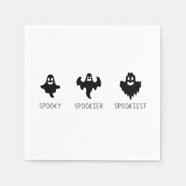 Servilleta De Papel Spooky Spookier Spookiest