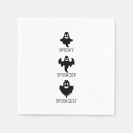 Servilleta De Papel Spooky spookier spookiest