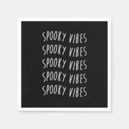 Servilleta De Papel spooky vibes typography