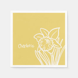 Servilleta De Papel Spring Daffodil