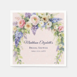 Servilleta De Papel Spring Floral Bridal Shower