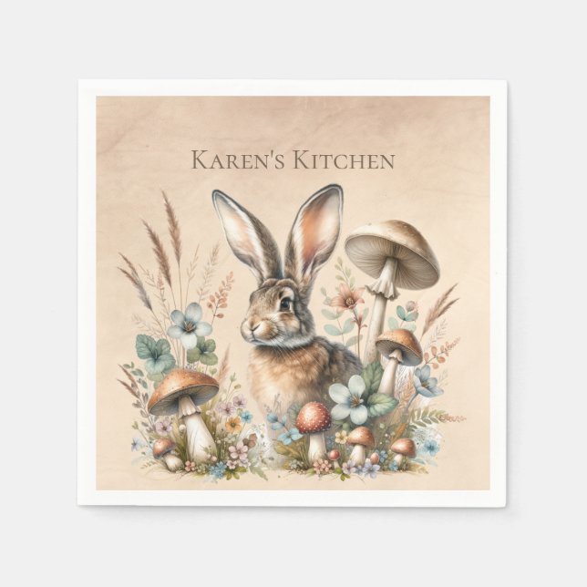 Servilleta De Papel Spring Jack Rabbit (Anverso)