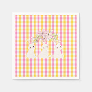 Servilleta De Papel Springtime Gingham