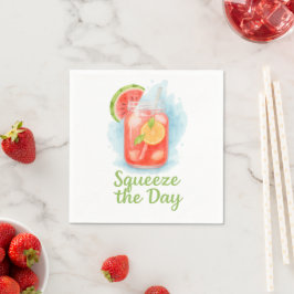 Servilleta De Papel Squeeze the Day - Las toallas Fiestas de frutas de