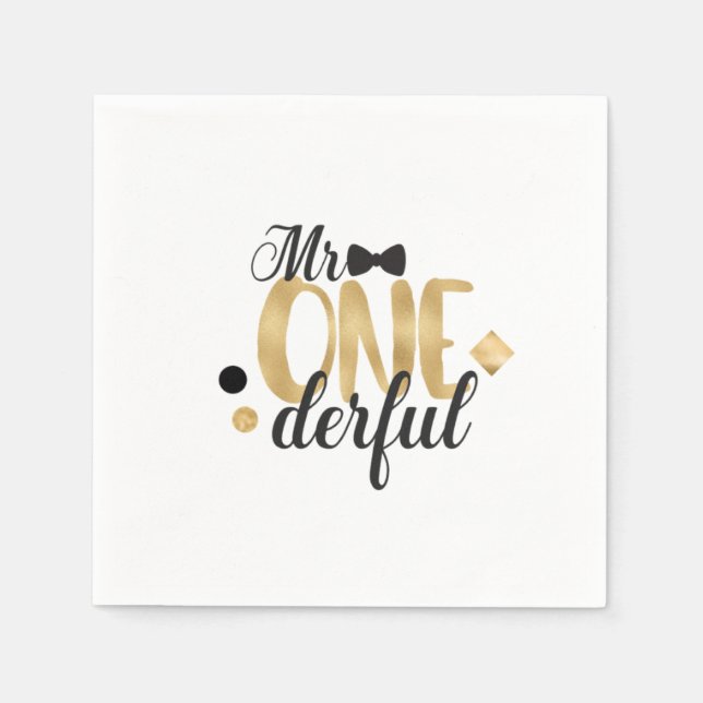 Servilleta De Papel Sr. Onemaravillosas Napkins (Anverso)