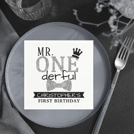 Servilleta De Papel Sr. ONEmaravilloso primer cumpleaños