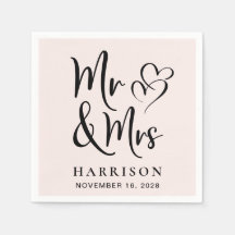 Sr. Sra. Pink Wedding