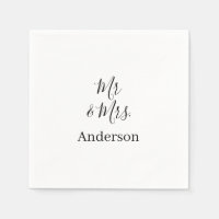 Sr. y Sra. añada apellido fecha año de boda favor 