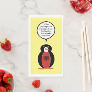 Servilleta De Papel Sra. Pingüino personalizada Armenia