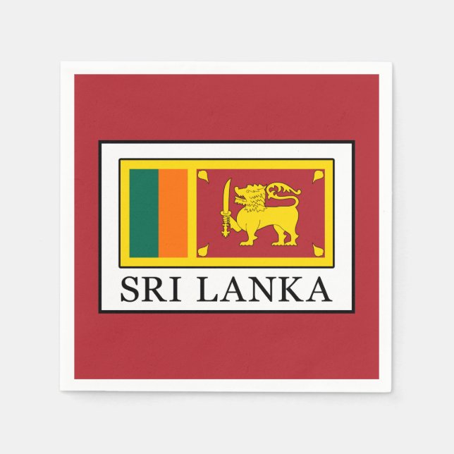 Servilleta De Papel Sri Lanka (Anverso)