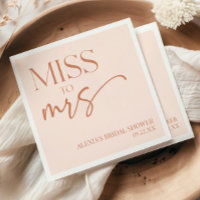 Srta. Brown Tan Boho Bohemian Bridal Shower